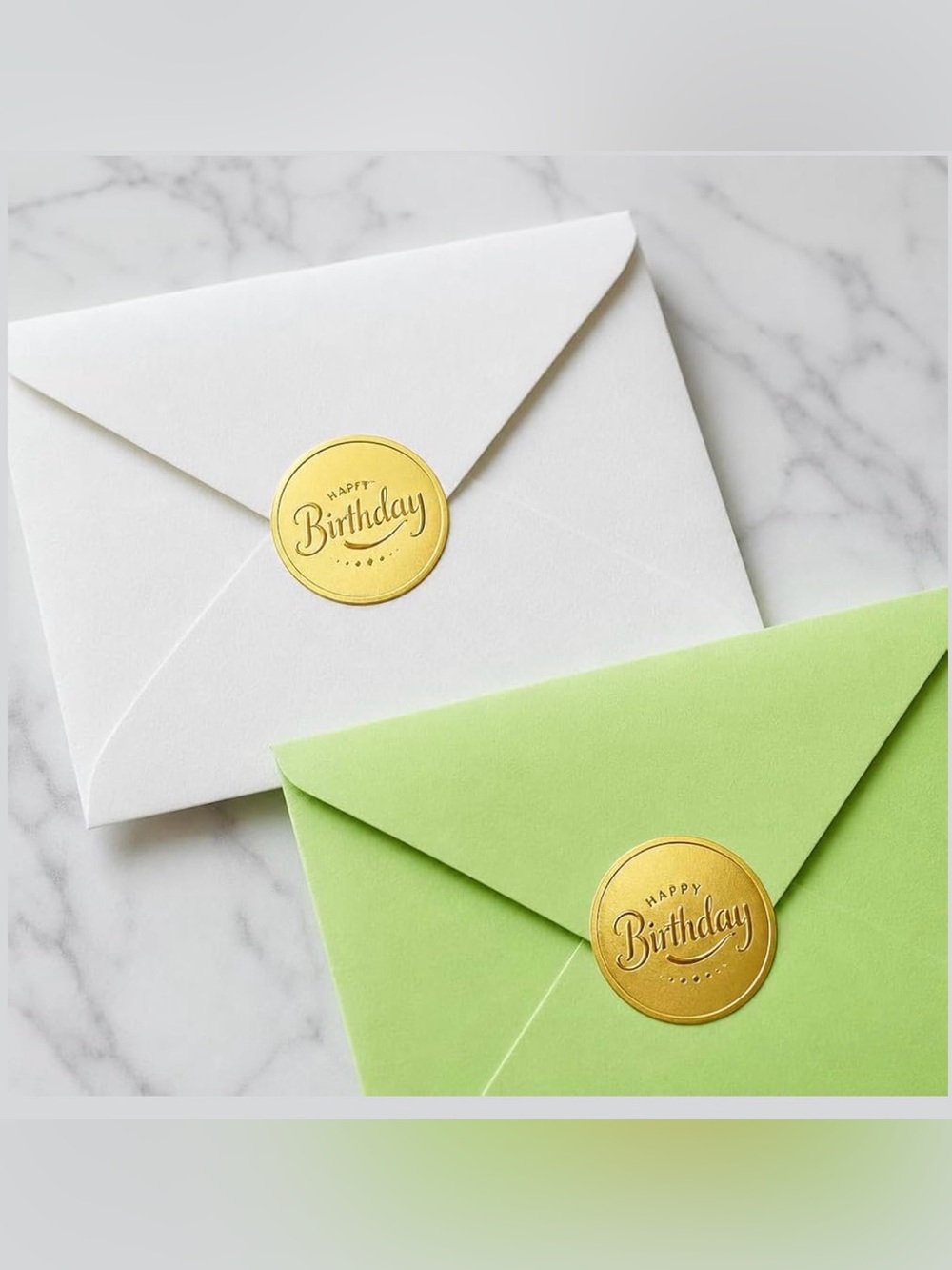 Happy Birthday Card Set 24 Assorted Cards Envelopes Gold Stickers New - Picture 10 of 10